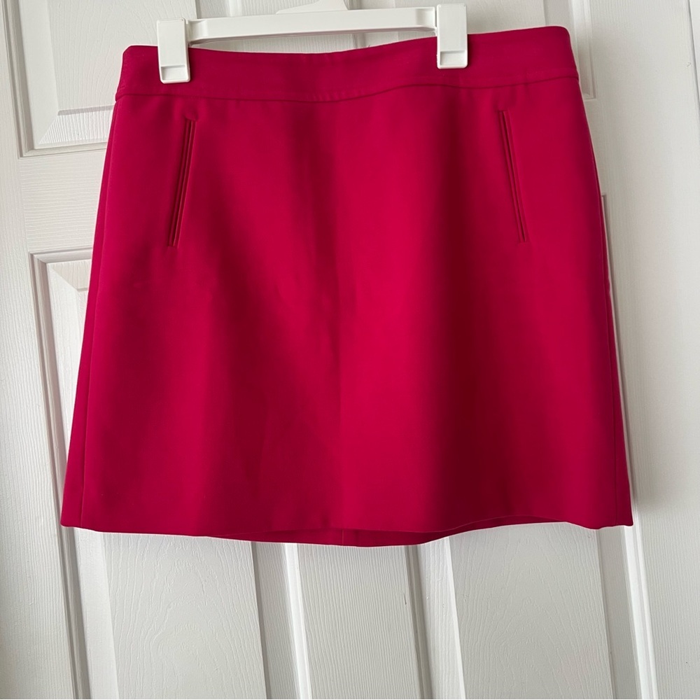 Women's Ann Taylor LOFT Hot Pink Mini Skirt- Size 14